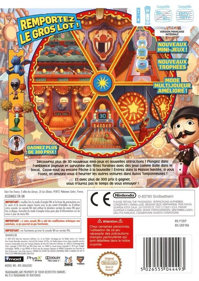 New Carnival Games box back