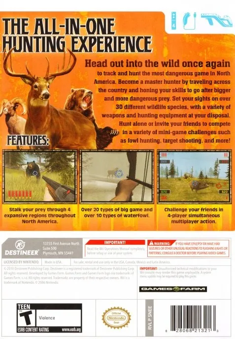 North American Hunting Extravaganza 2 box back