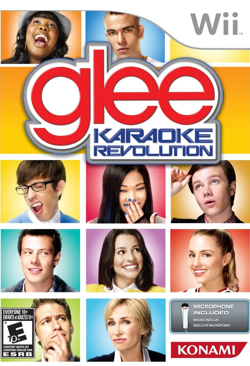 Karaoke Revolution: Glee box art