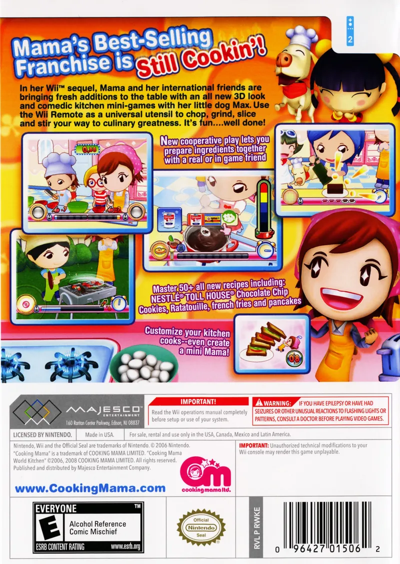 Cooking Mama: World Kitchen box back