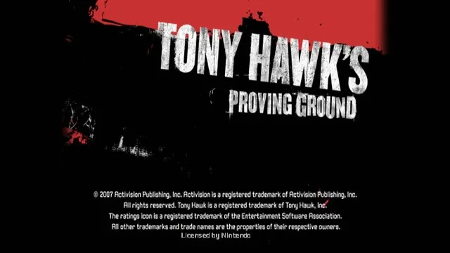 Backdrop artwork for Tony Hawk's Proving Ground