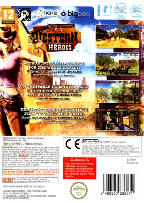 Gunslingers box back