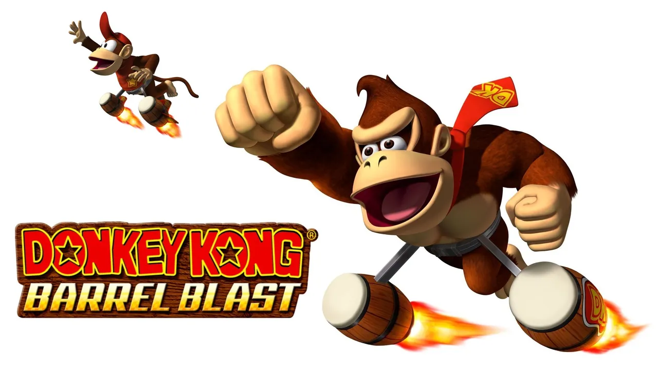 Backdrop artwork for Donkey Kong: Barrel Blast