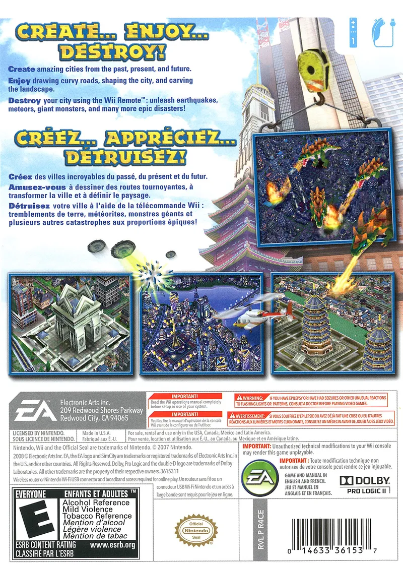 SimCity Creator box back