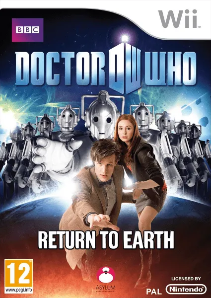 Doctor Who: Return to Earth cover art for Nintendo Wii