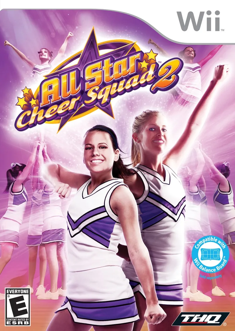 All Star Cheerleader 2 cover art for Nintendo Wii