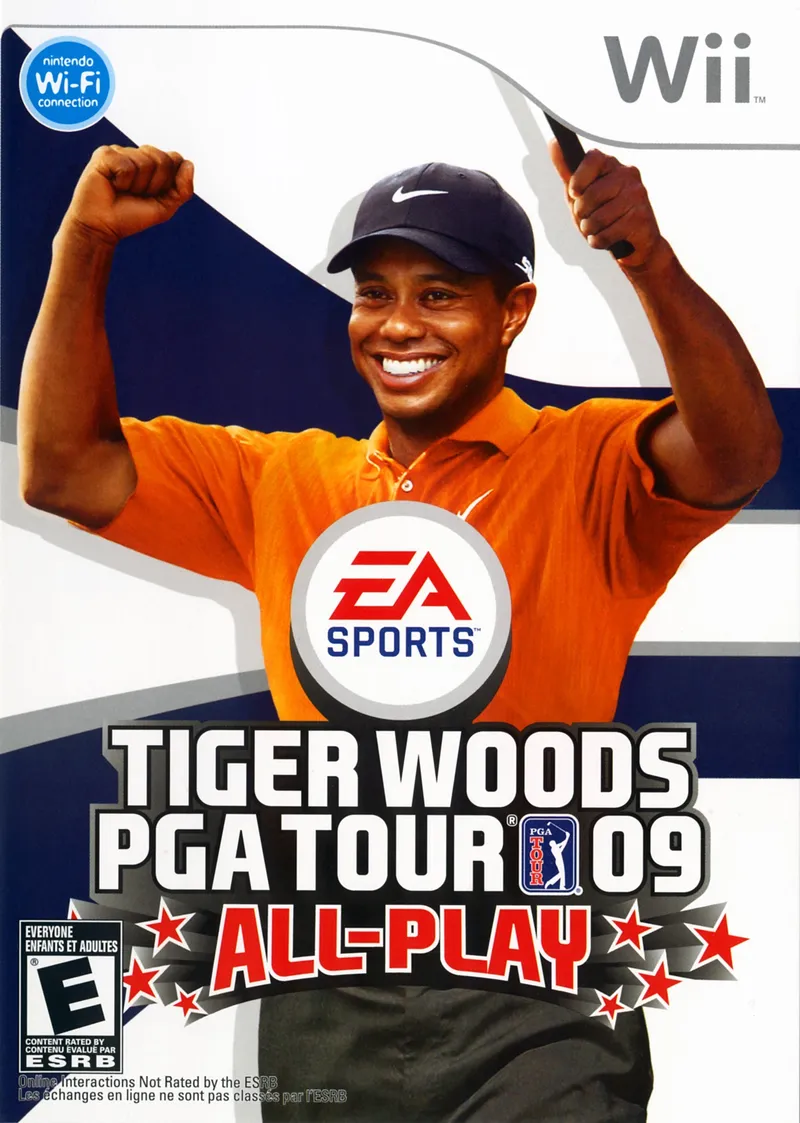 Tiger Woods PGA Tour 09 All Play box art