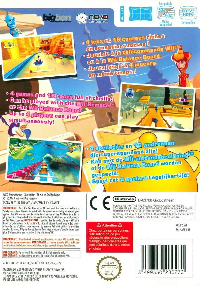 Aladin Magic Racer box back