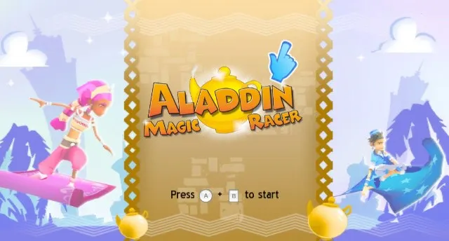Backdrop artwork for Aladin Magic Racer
