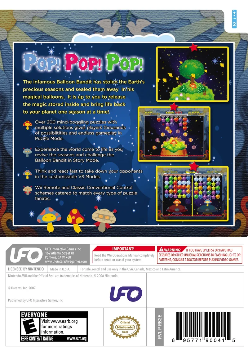 Balloon Pop box back