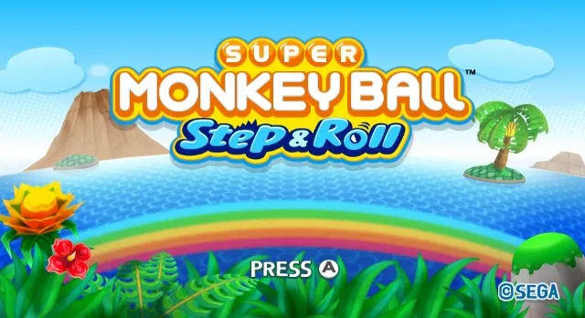 Backdrop artwork for Super Monkey Ball: Step & Roll