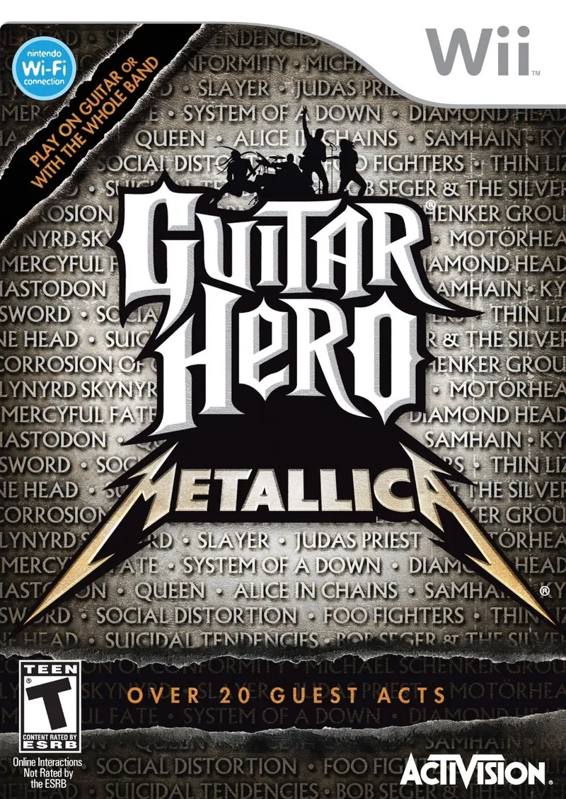 Guitar Hero: Metallica box art