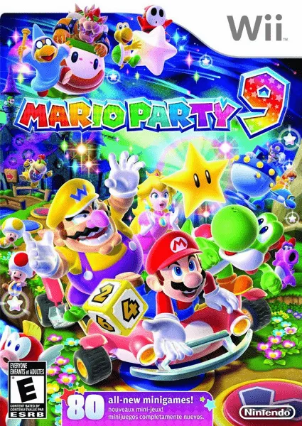 Mario Party 9 cover art for Nintendo Wii