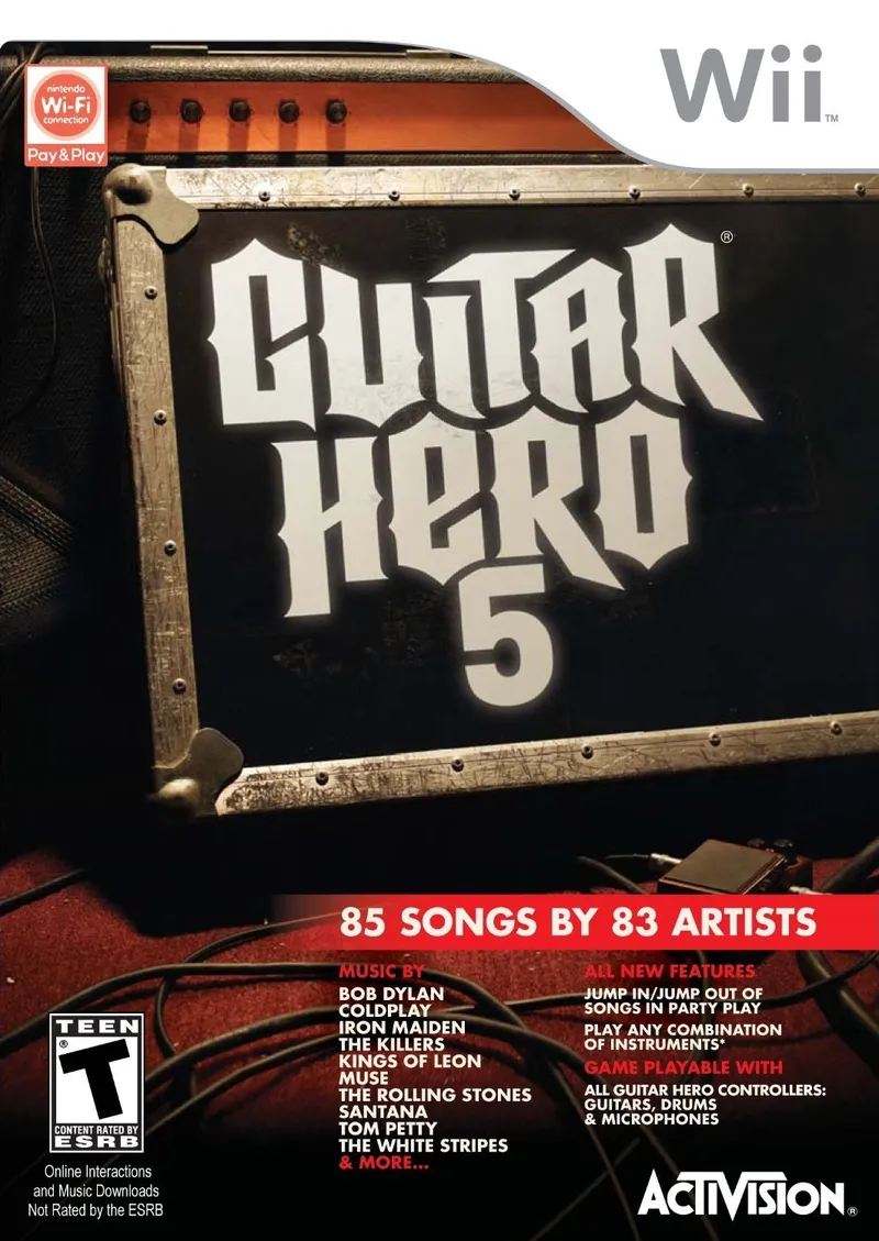 Guitar Hero 5 box art