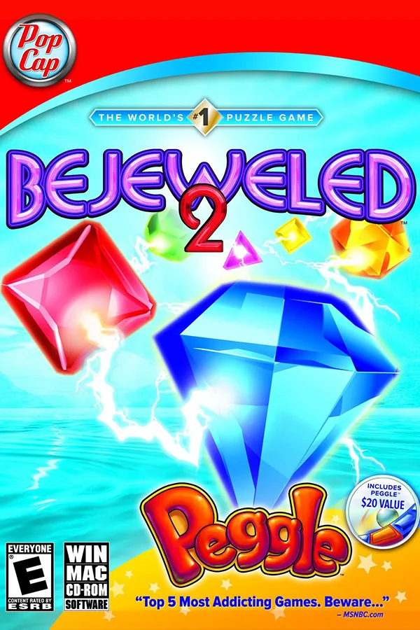 Bejeweled 2 With Peggle box art