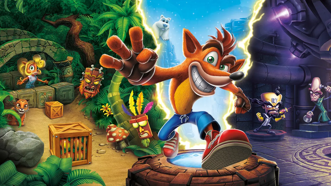 Backdrop artwork for Crash Bandicoot N. Sane Trilogy