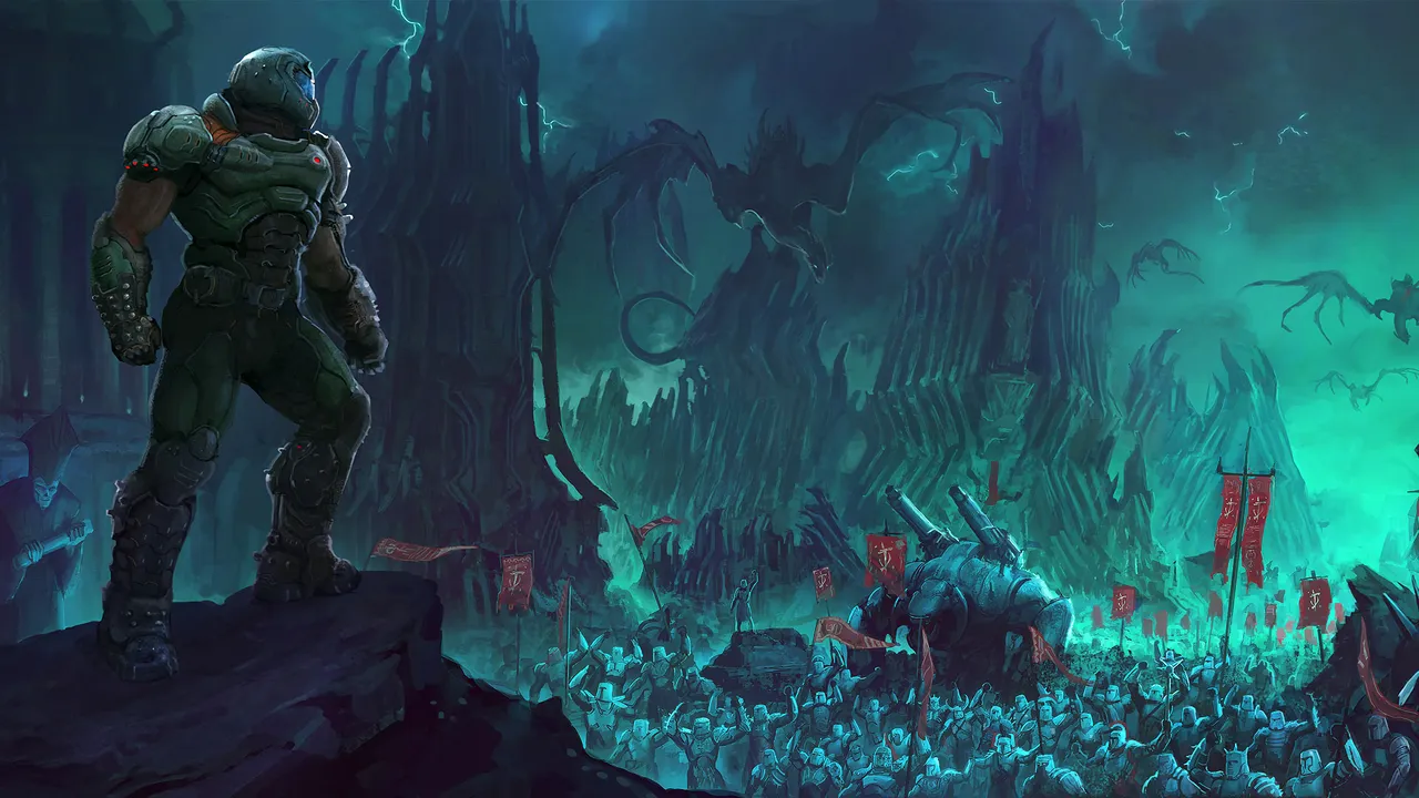 Backdrop artwork for DOOM Eternal