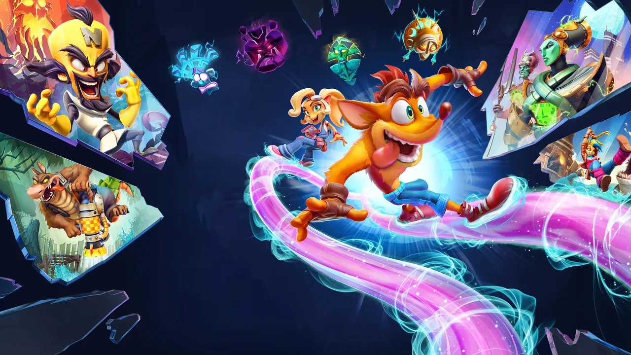 Backdrop artwork for Crash Bandicoot 4: It's About Time