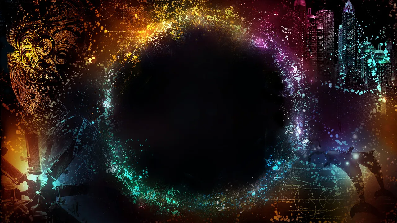 Backdrop artwork for Tetris Effect: Connected