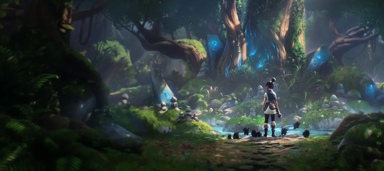 Backdrop artwork for Kena: Bridge of Spirits