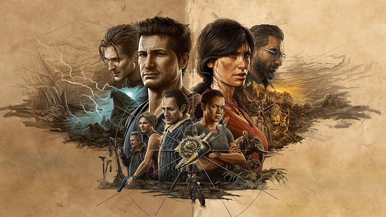 Backdrop artwork for Uncharted: Legacy of Thieves Collection