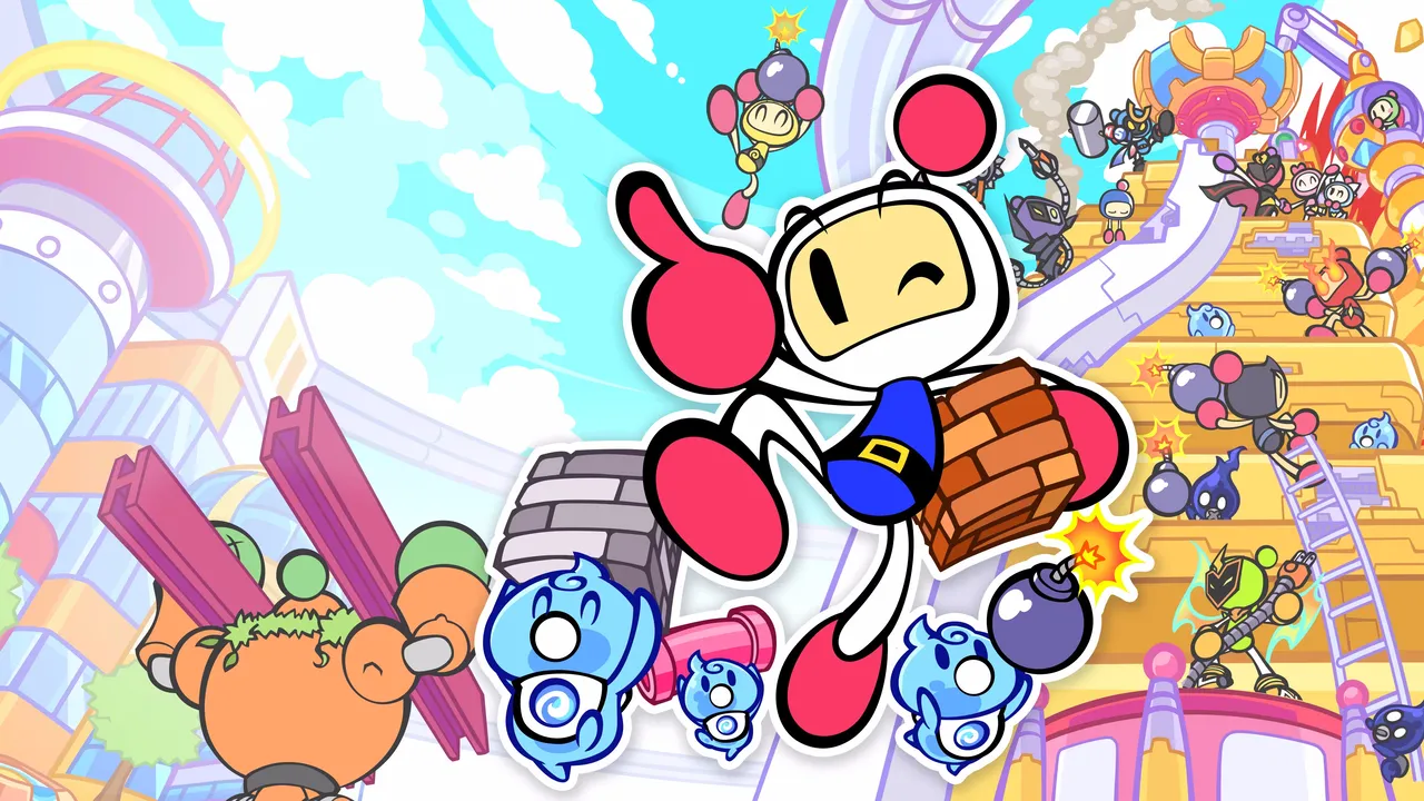 Backdrop artwork for Super Bomberman R 2