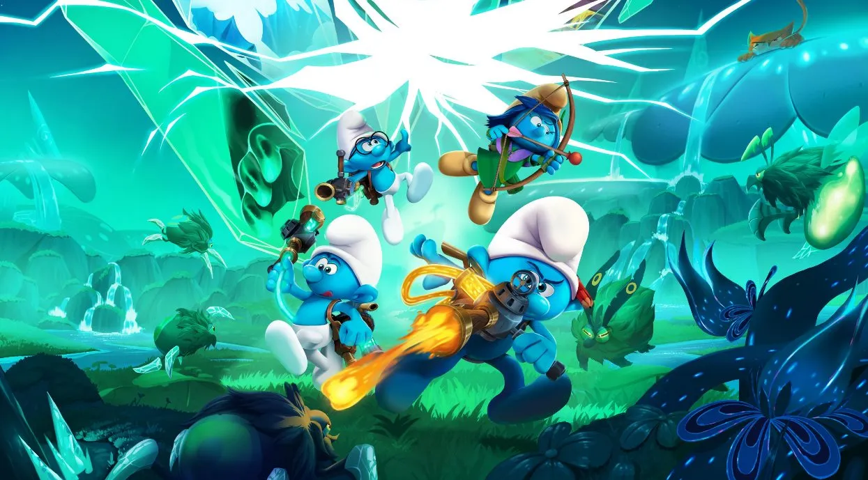 Backdrop artwork for The Smurfs 2: The Prisoner of the Green Stone