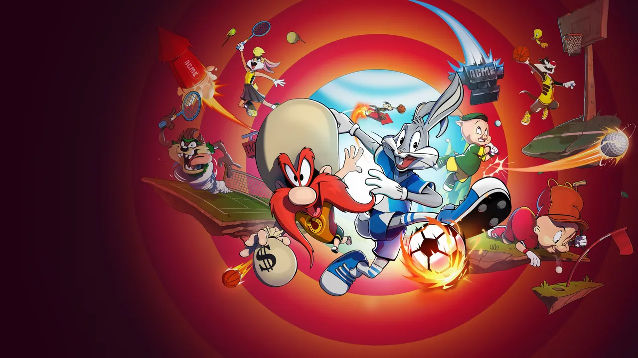 Backdrop artwork for Looney Tunes: Wacky World of Sports
