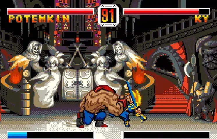 Backdrop artwork for Guilty Gear Petit