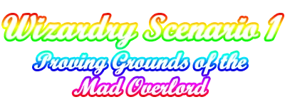Wizardry Scenario #1: Proving Grounds of the Mad Overlord logo