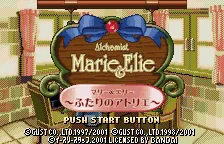 Alchemist Marie & Elie - Futari no Atelier title screen