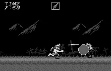 Backdrop artwork for Makaimura for WonderSwan