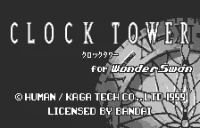 Clock Tower for WonderSwan screenshot