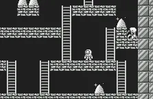 Backdrop artwork for Lode Runner for WonderSwan