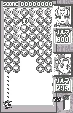 Backdrop artwork for Magical Drop for WonderSwan